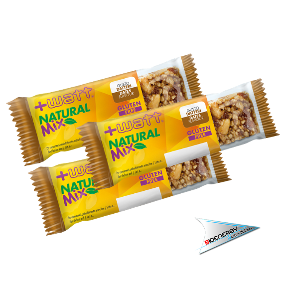 +Watt-NATURAL MIX (Confezione 24 barrette da 30 gr)   Datteri  